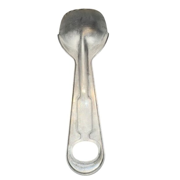 Vintage Shortning & Ice Cream Spoon Aluminum Tool - Picture 3 of 4